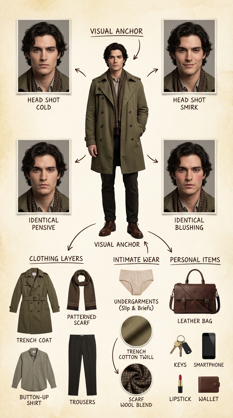 Original photo input for Tryonr AI character design sheet generator