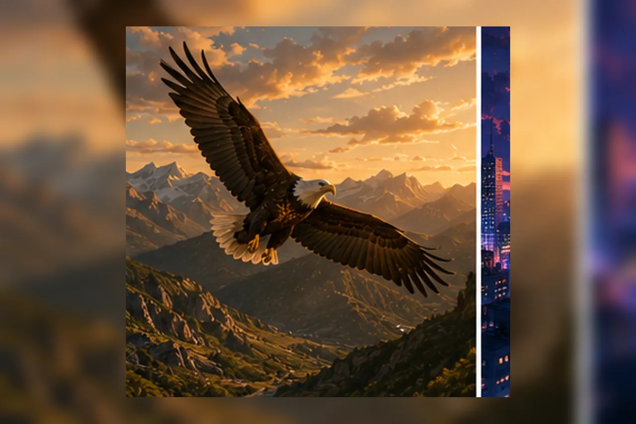 Cinematic wildlife scene Cinematic wildlife scene